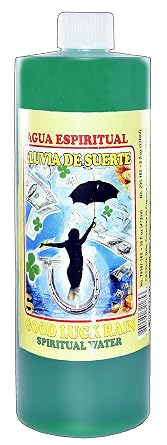 MISTIC 1 زجاجة جيدة الحظ أمطار روحية - LLUVIA DE SUERTE AGUA ESPIRITUAL 16OZ - MAGICK PAGAN