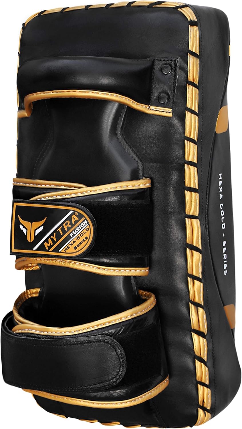 Mytra Fusion Muay Thai Pad Kicking Pads for Martial Arts Kickboxing Muay Thai Shield Karate Punching pad