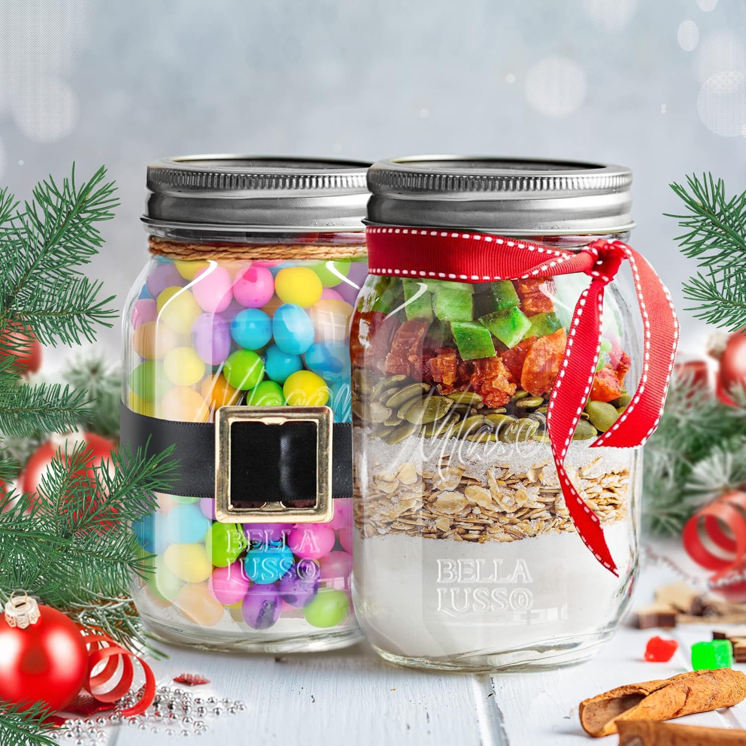 Mason Jars with Lids 16 oz, 12 pack - Regular Mouth Canning Jar Set - Airtight Regular Lids & Bands - Clear Glass for Fermenting, Preserving, Baby Food, Jam, Jelly - Microwave, Freezer Dishwasher Safe : Home & Kitchen