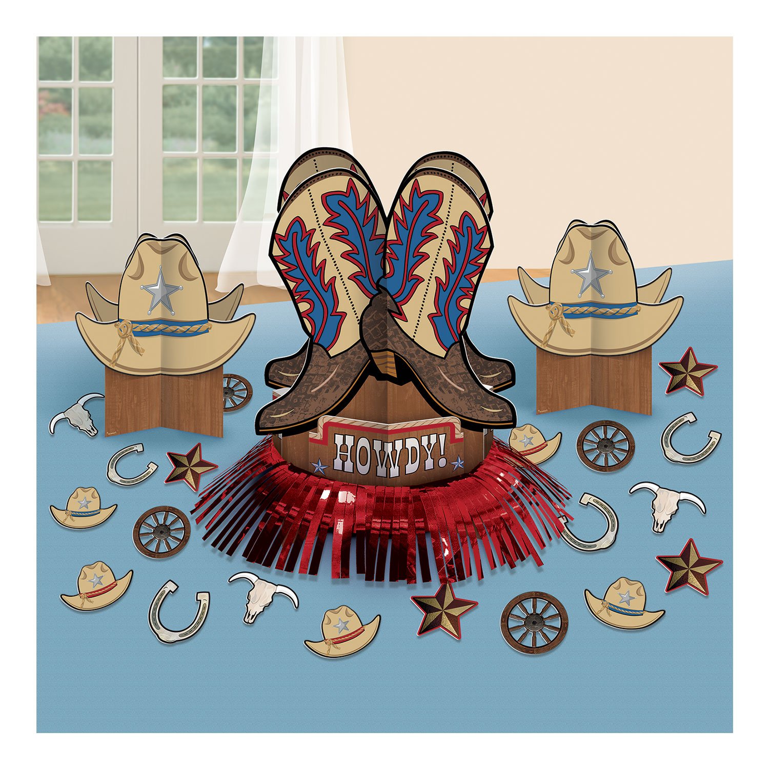amscan Western Table Decorating kit
