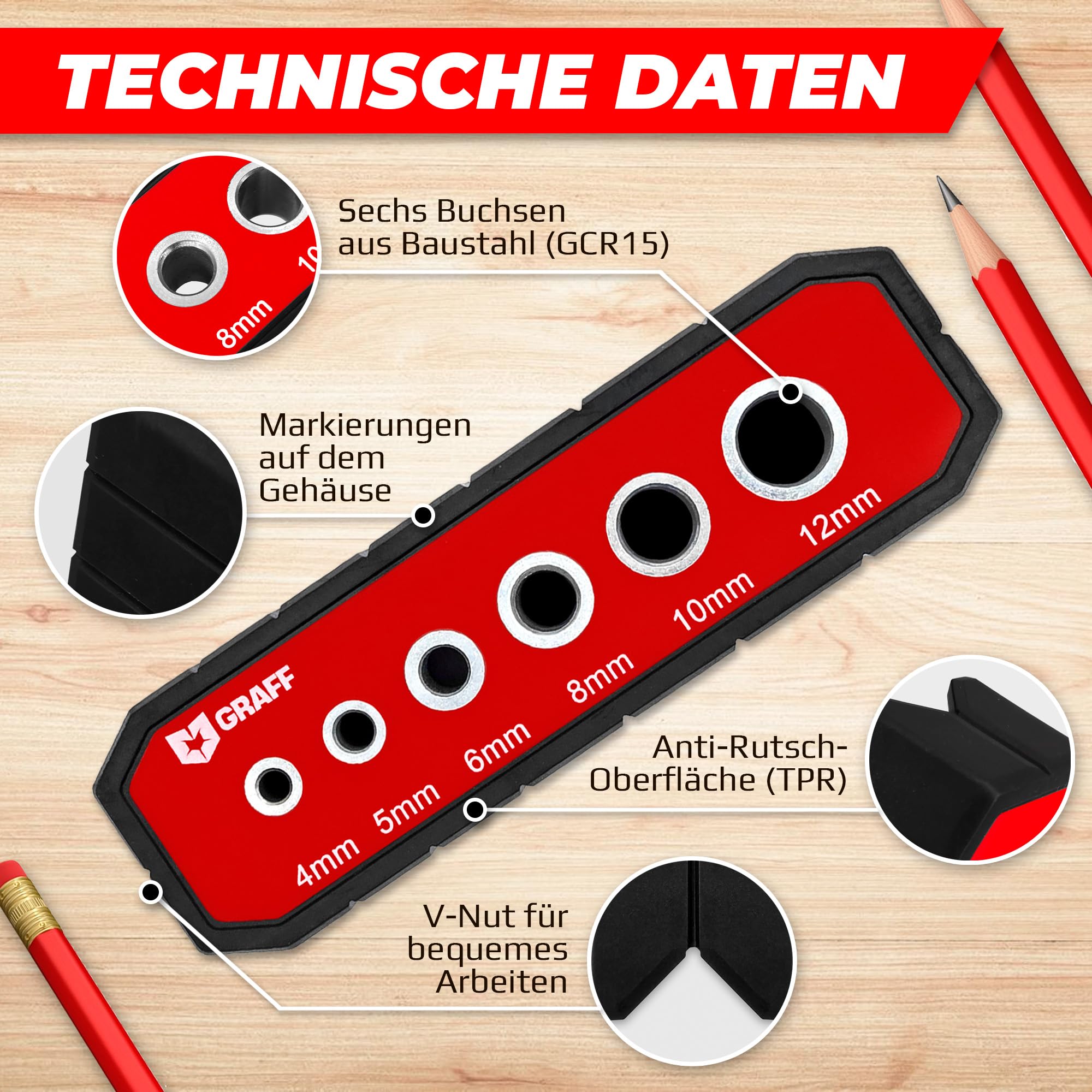 kwb Bohrhilfe Bohrschablone, 757900, mobile Bohrhilfe für rechtwinkliges Bohren – Böttcher AG