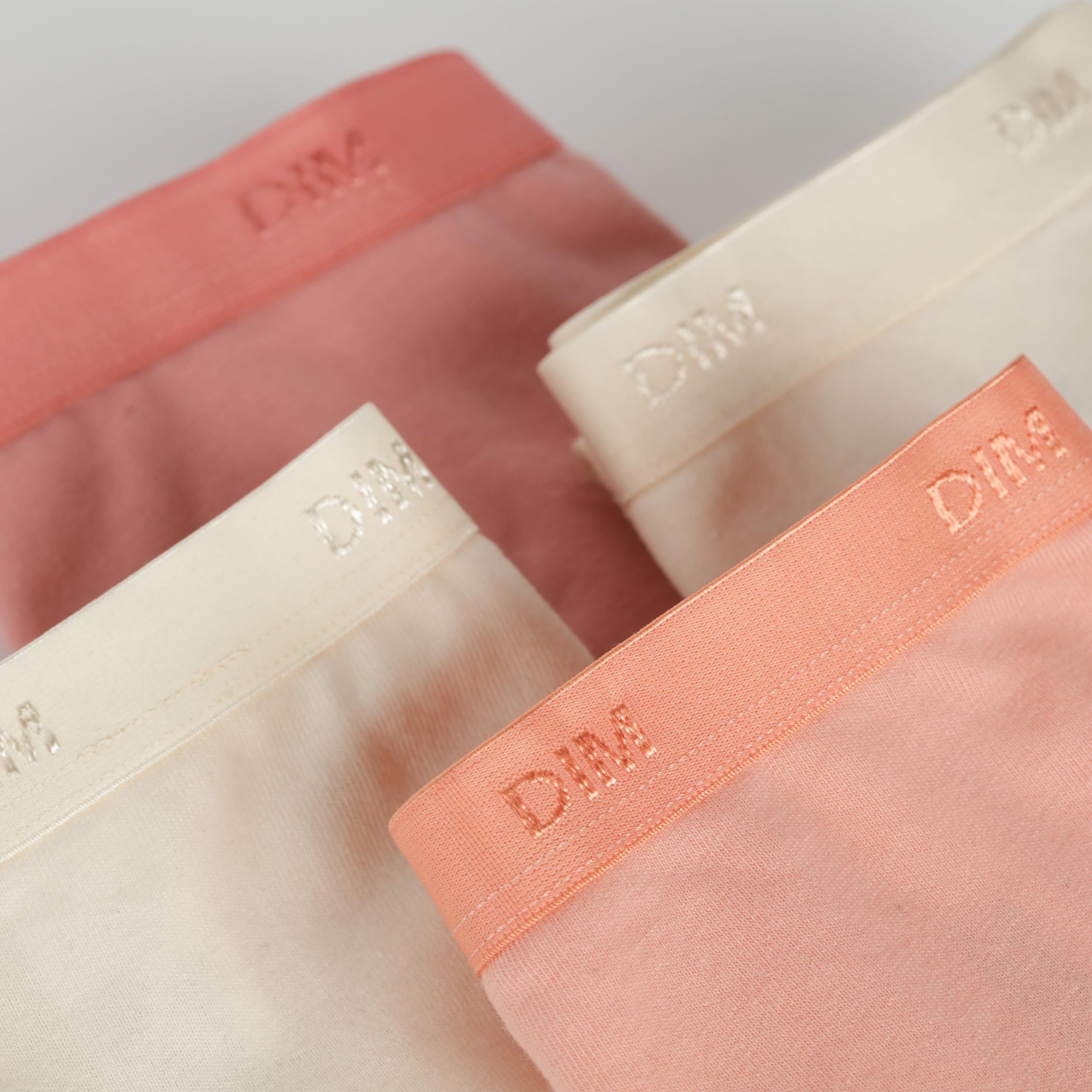 Braguitas Les Pockets Ecodim Algodón x4 Ultra Suave Elástico Diseños Divertidos