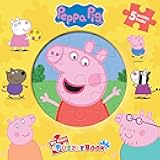 Peppa Pig My First Puzzle Book - Jigsaw Puzzles for kids, 10-page board book, 5 puzzles to enjoy