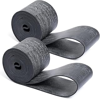 2PCS Motorcycle Rim Strips Bands 18"x1.25", Durable Rubber Rim Tape with Valve Stem Hole Tire Liners Tube Protection from Spoke Nipple Punctures Fits Off-Road, Street Motor Rims