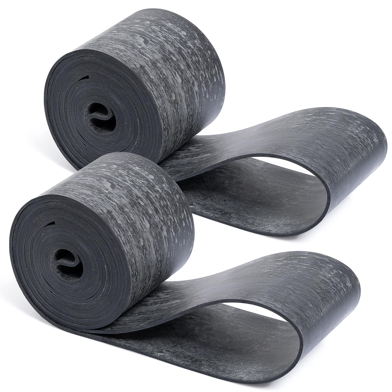 2PCS Motorcycle Rim Strips Bands 18"x1.25", Durable Rubber Rim Tape with Valve Stem Hole Tire Liners Tube Protection from Spoke Nipple Punctures Fits Off-Road, Street Motor Rims