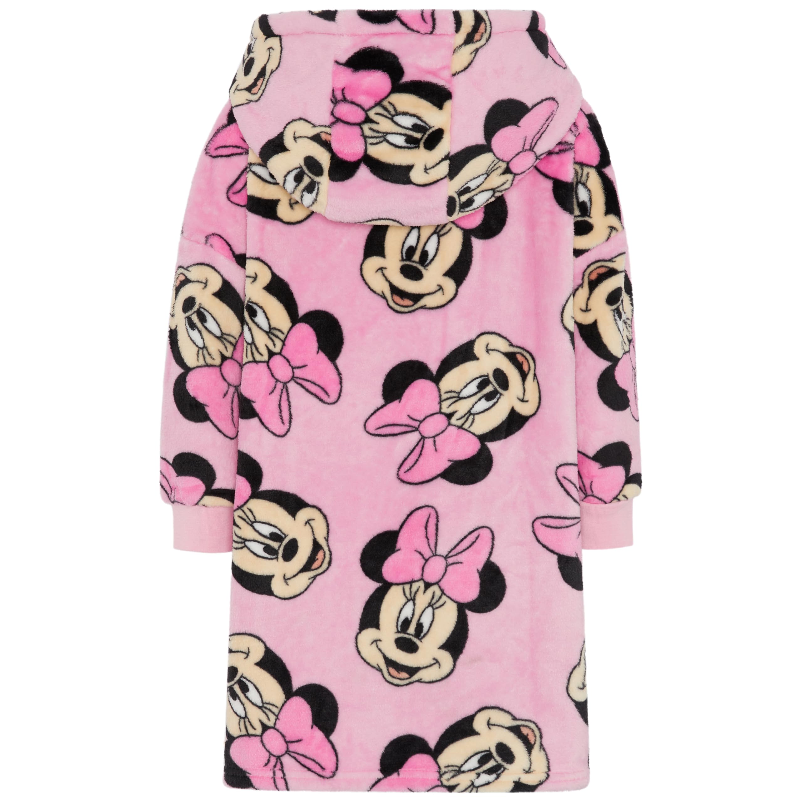 Disney Minnie Mouse - Sudaderas con Capucha para Niña, Sudadera Batamanta de Polar Oversize Niñas
