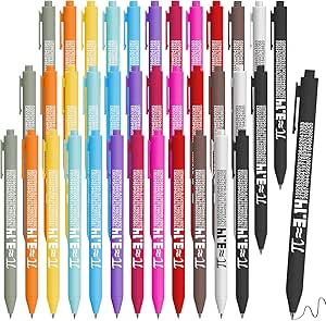 Amazon.com : Quasynel 36 Pcs Happy Pi Day Pens - Funny Math Endless ...