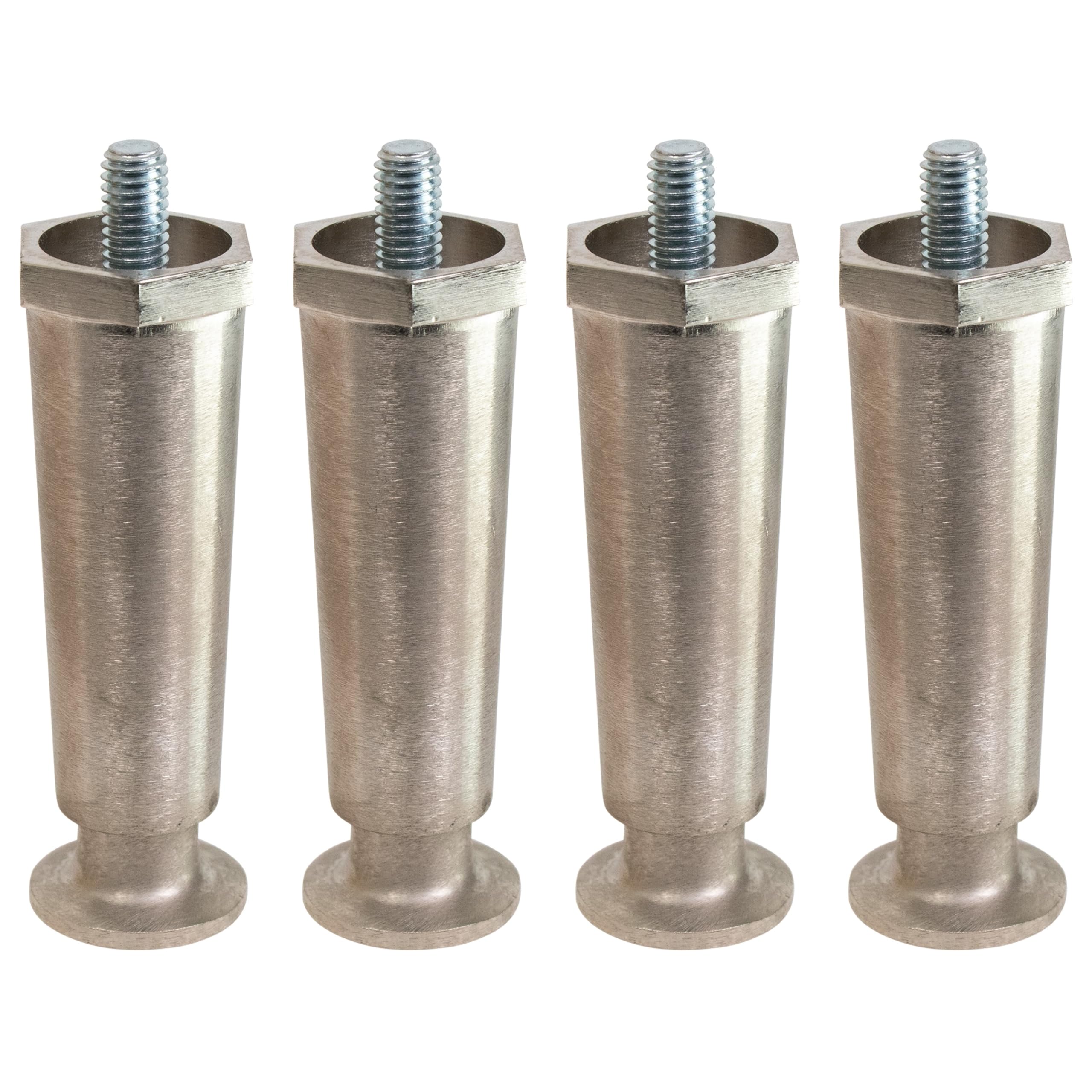 GSW FT-ZN4N 4 Pcs Adjustable Nickel Plated Appliance Leg 4