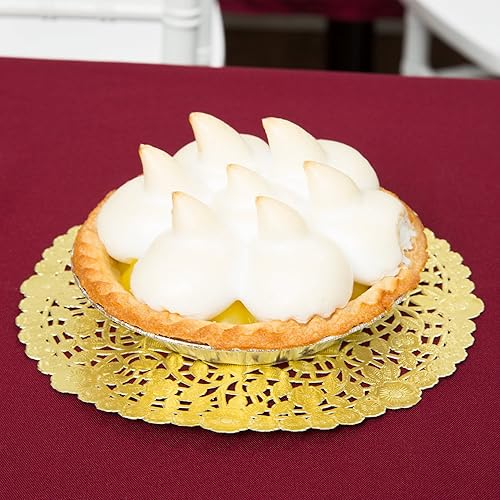 Miniatura 9 de 100 piezas de oro redondo Lancaster Doileis, 6 pulgadas