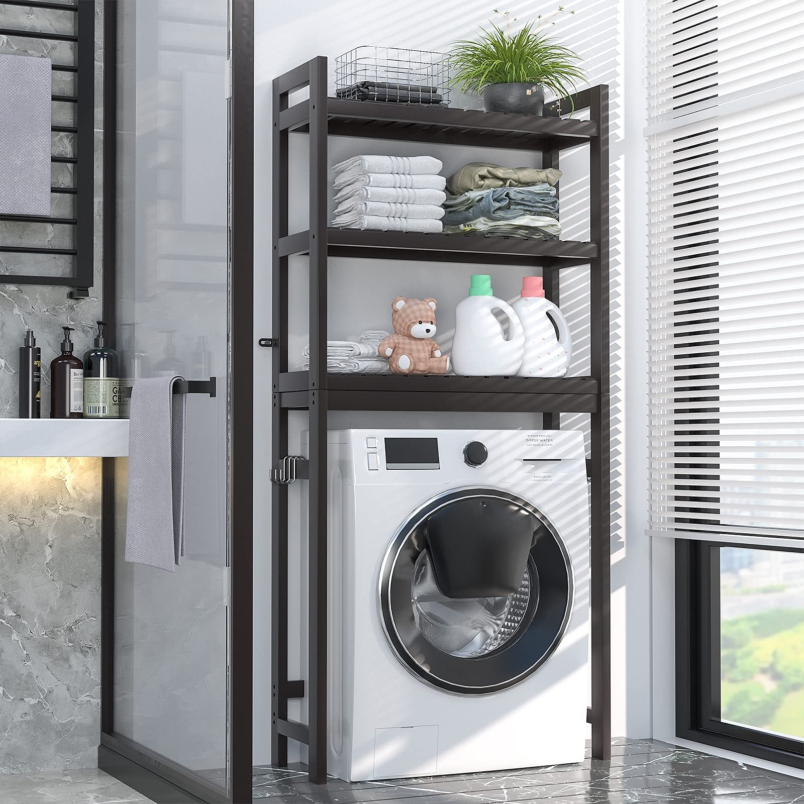 Buy Homykic Over The Toilet Storage, Bamboo 3Tier OverTheToilet