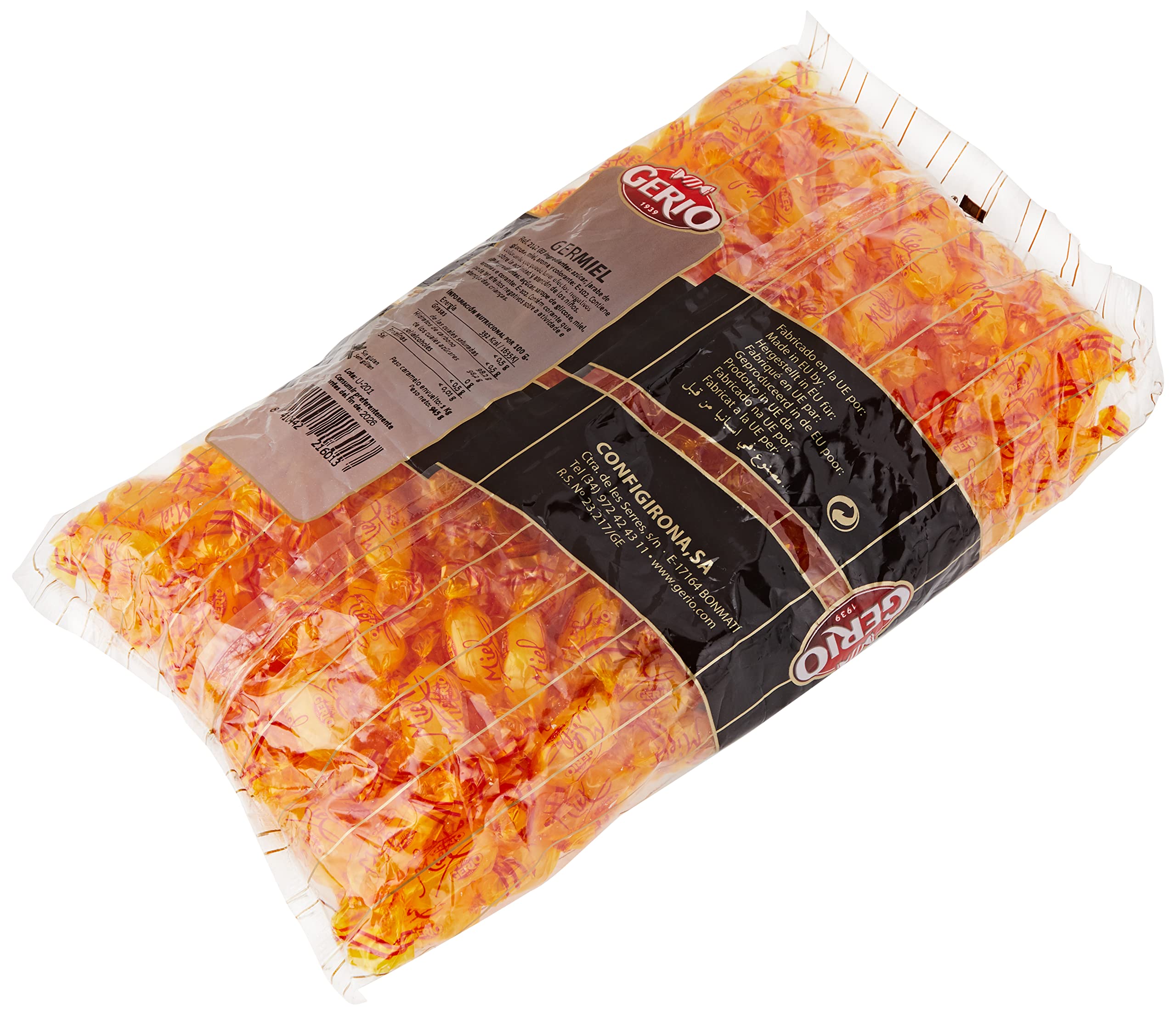 Gerio K. Miel - 4 Paquetes de 1000 gr - Total: 4000 gr