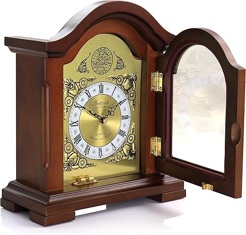 Miniatura 2 de Bedford Clock Collection Redwood - Reloj de repisa con campanillas