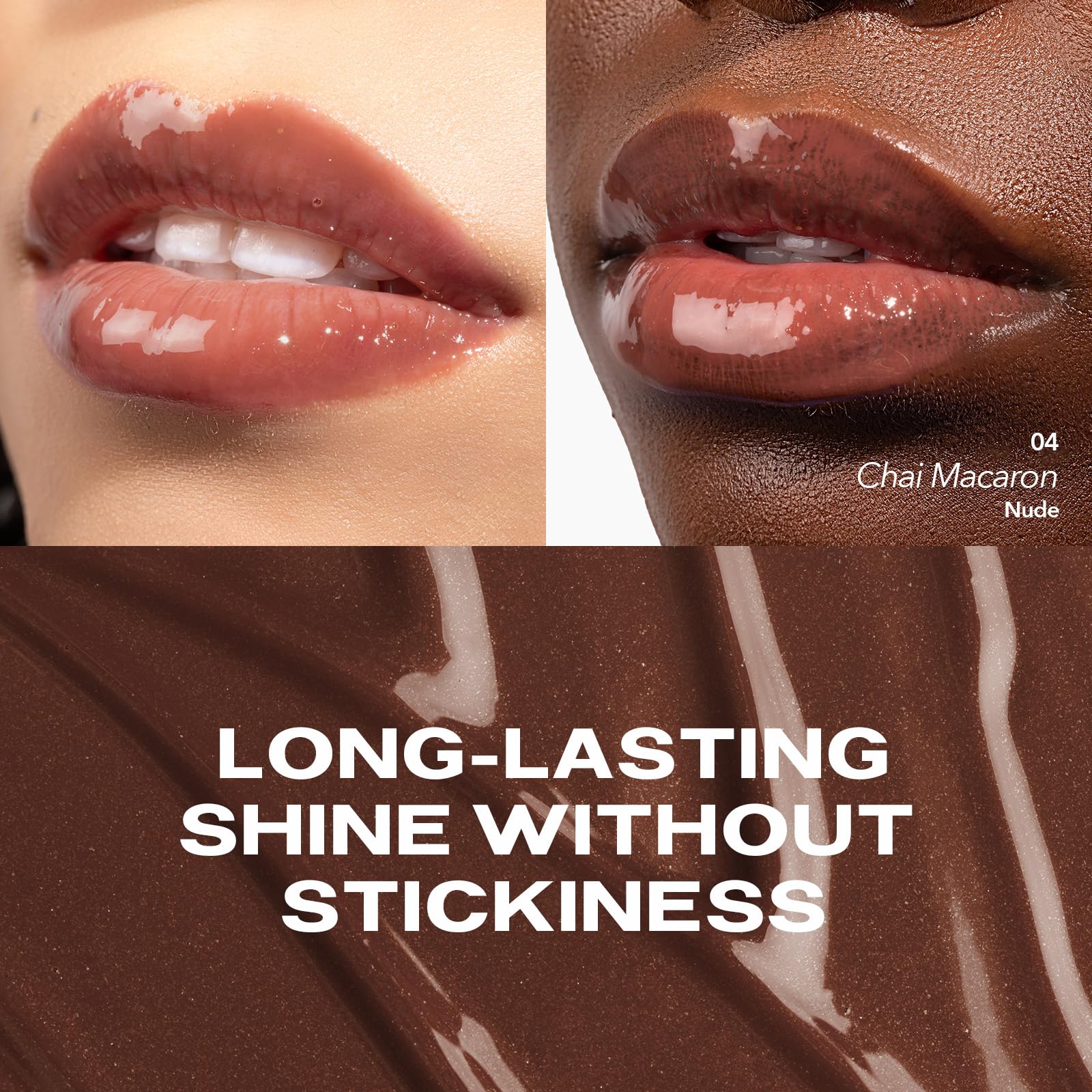Sacheu Lip Elixir Nourishing and Hydrating Lipgloss, Moisturizing Plumping Lip Gloss Enriched with Collagen - Image 3