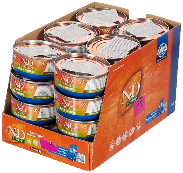 FARMINA ND Cat Pumpkin Pato Caja 24X70GR