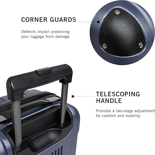 Miniatura 5 de Kenneth Cole Reaction Out Of Bounds - Equipaje de transporte vertical, Púrpura(Smokey Purple)), 5705049SP