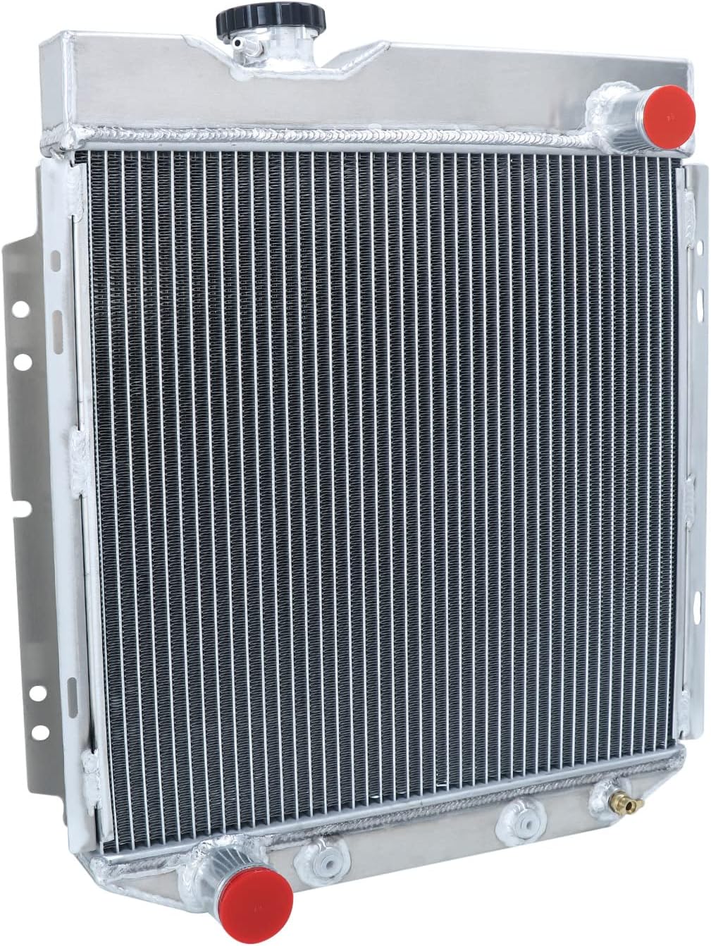 3 Row Aluminum Radiator Fit 60-66 Ford Mustang/Ranchero & 64-65 Mercury Comet 2.4L 2.8L 3.3L L6/4.7L V8 GAS