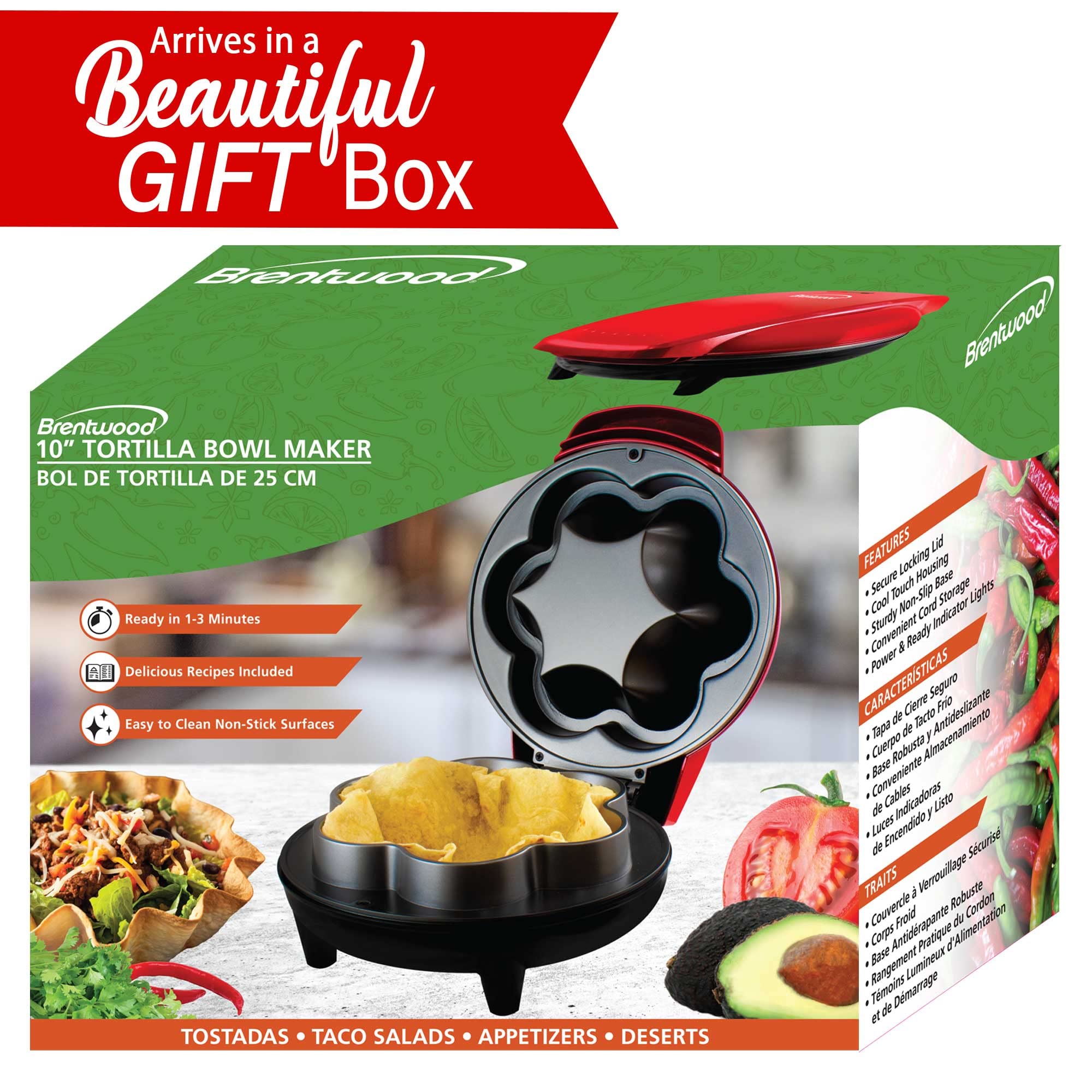 Taco Bowl Maker - Heat Tortillas Fast! -7 Taco Bowl Maker - Heat Tortillas Fast! -7