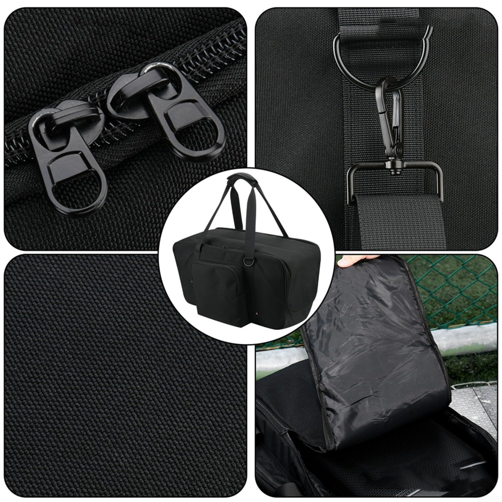 Nylon-Tragetasche für PartyBox Club 120/110, tragbare Tragetasche und Rucksack mit sicheren Verschlüssen, geräumige Reiseaufbewahrung für Veranstaltungen und Versammlungen im Freien