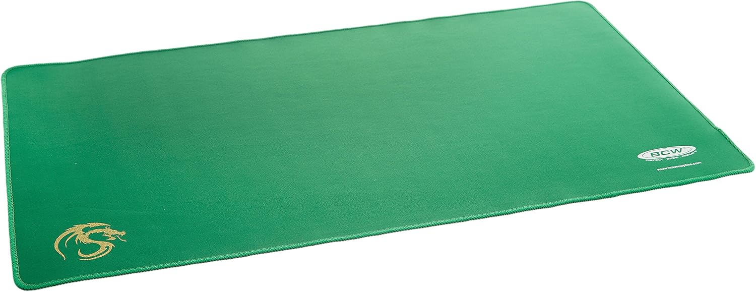 BCW Green Play Mat with Stitched Edging