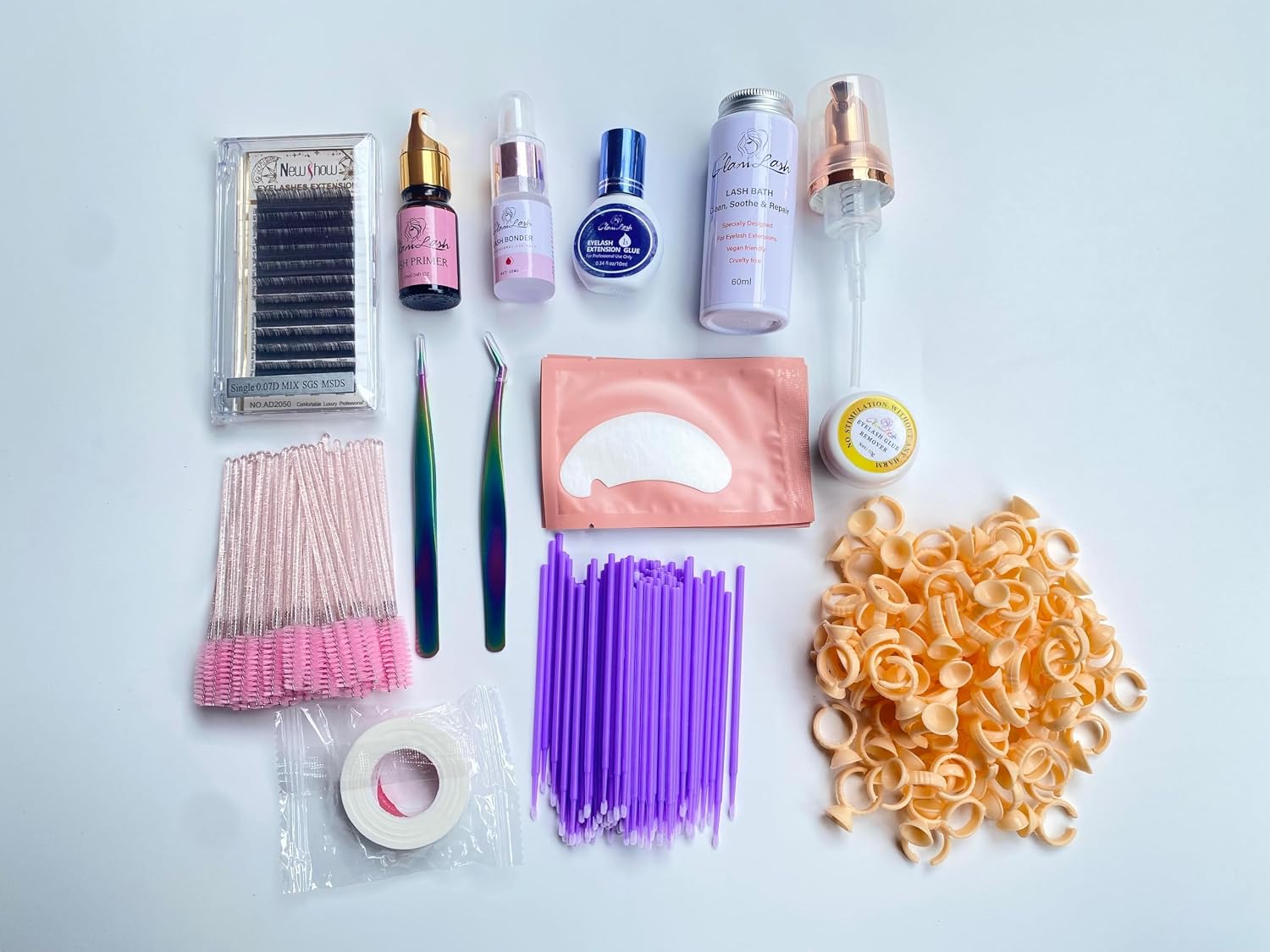 Ultimate Professional Eyelash Extension Kit - 13 Products for Maximum Retention up to 9 Weeks - Professional Grade Quality...