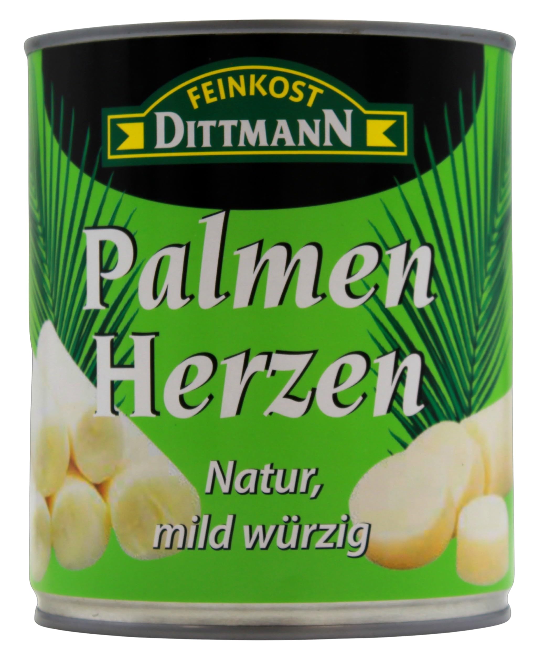 Feinkost Dittmann Palmen Herzen natur mild würzig, 6er Pack (6 x 500g)