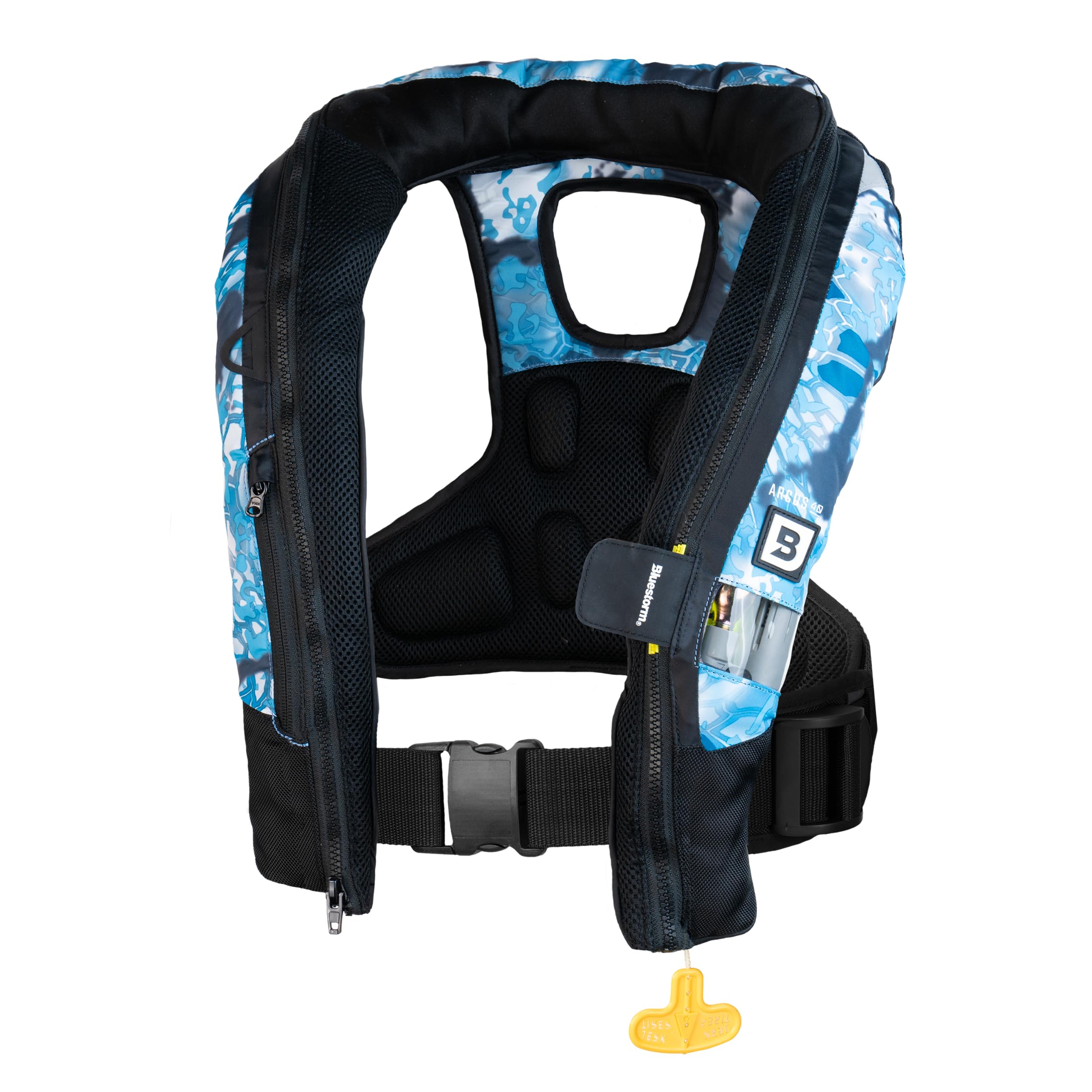 BLUESTORM Arcus 40 Automatic Inflatable PFD Life Jacket for Adults w/Manual Ripcord | US Coast Guard (USCG) Approved Life Vest