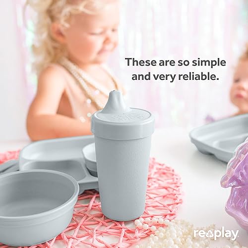 Miniatura 6 de Re-Play - Vasos con tapa de 10 oz., hechos en EE.UU., para niños pequeños de 1 año en adelante, a prueba de derrames, aptos para lavavajillas y