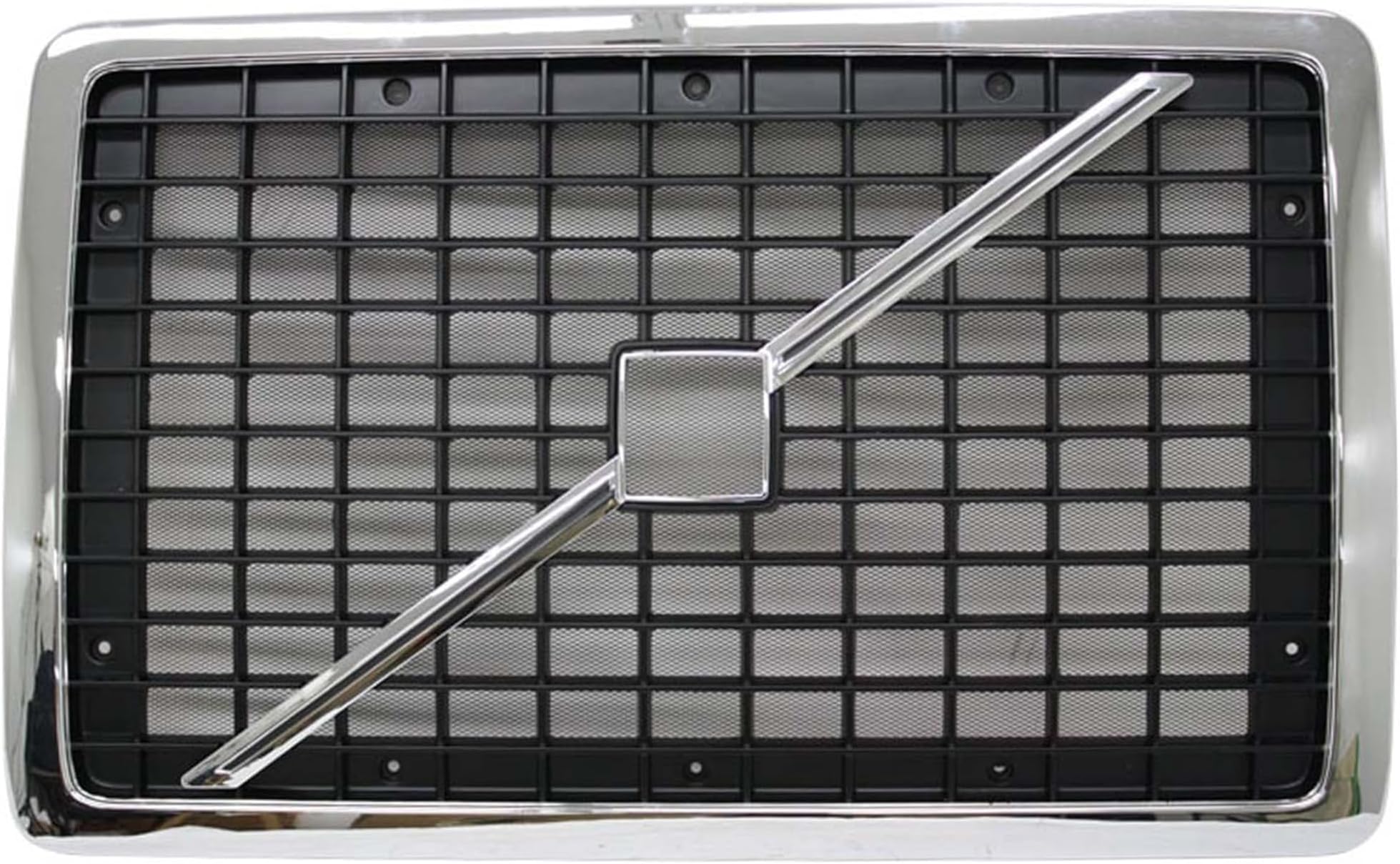 Grille Grill Chrome with Bug Screen and Stripe for VNL 2004-2017 (20505759)