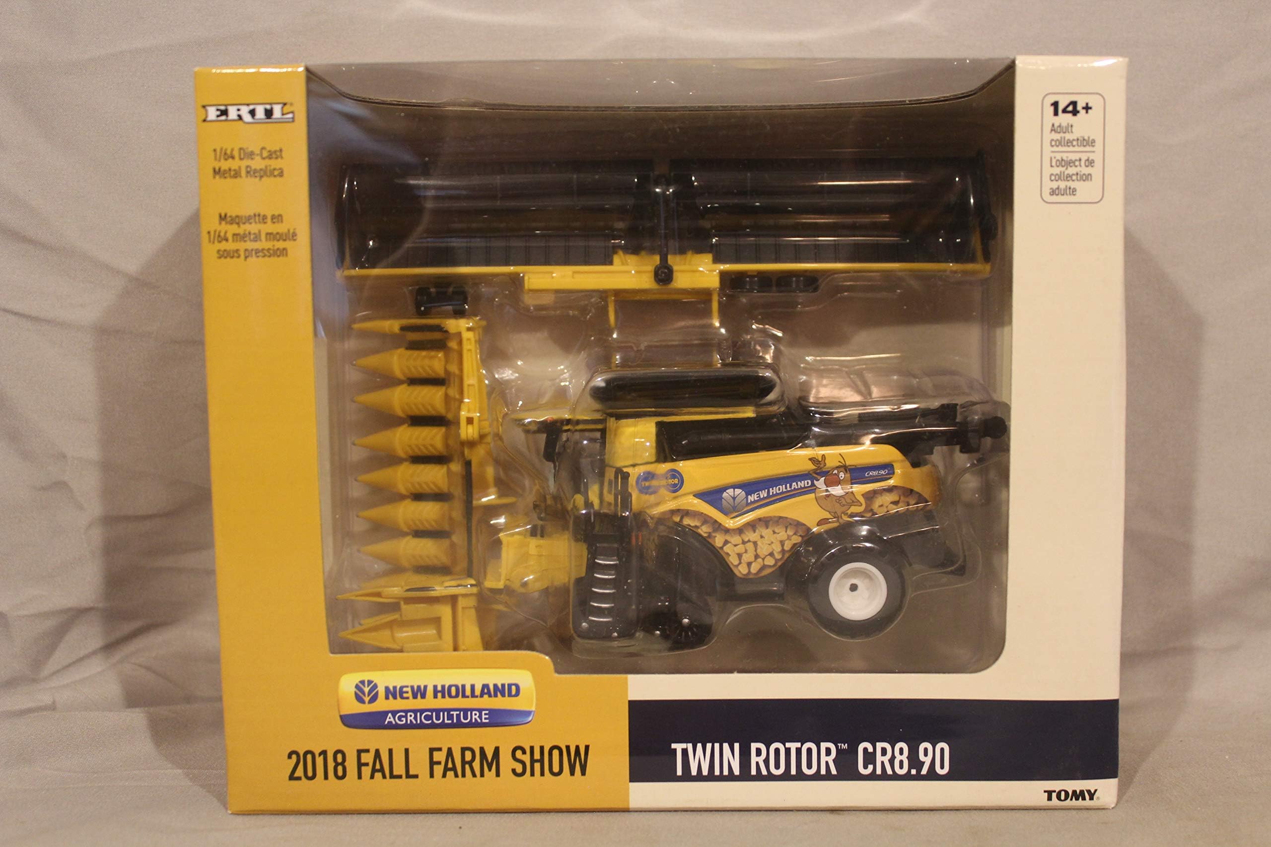ERTL 1/64 New Holland CR8.90 Combine on Tracks, 2018 Farm Show Edition