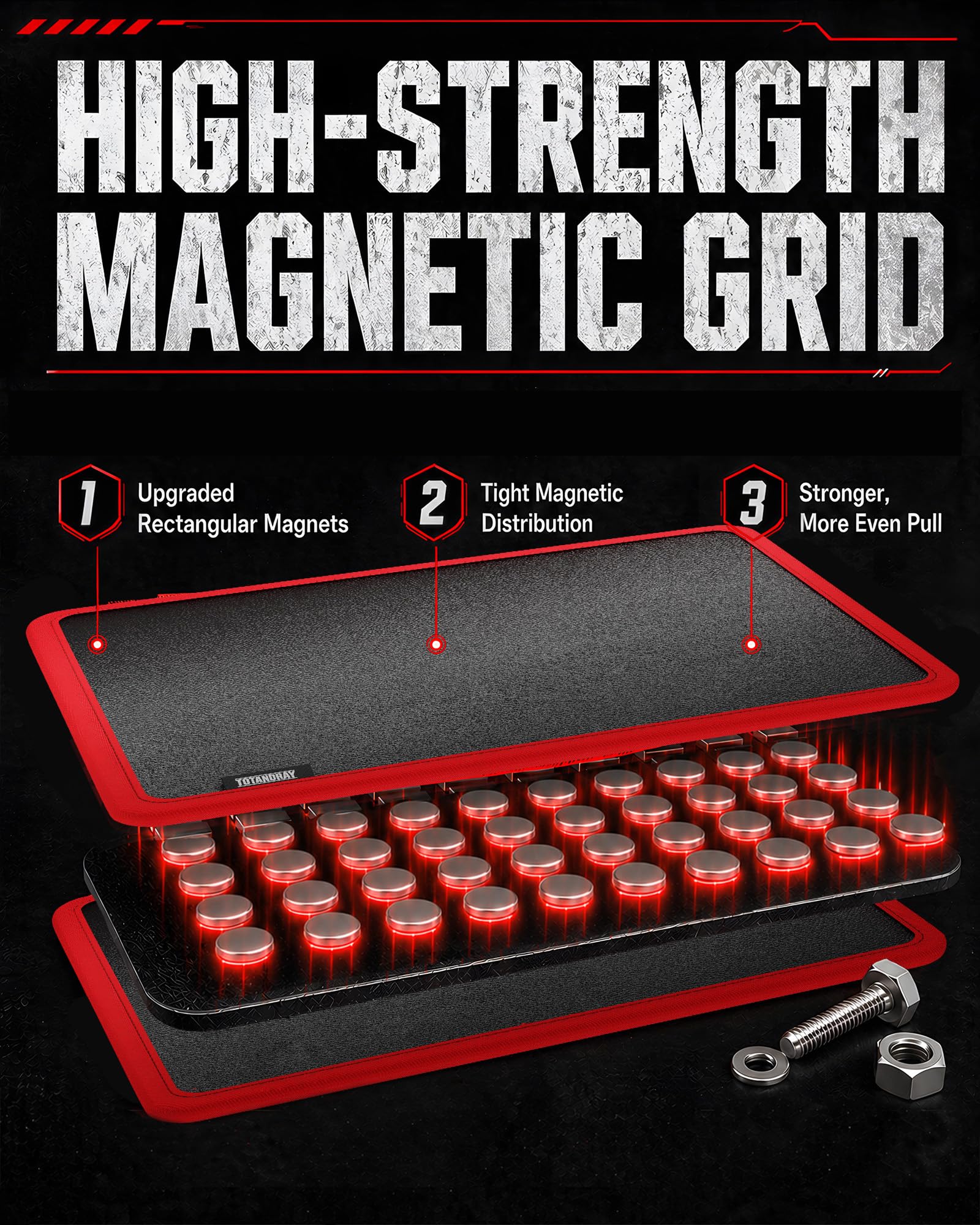 Magnetic Tool Mat 40 LBS Heavy Duty Flexible Magnetic Tool Holder — Amazon image 4