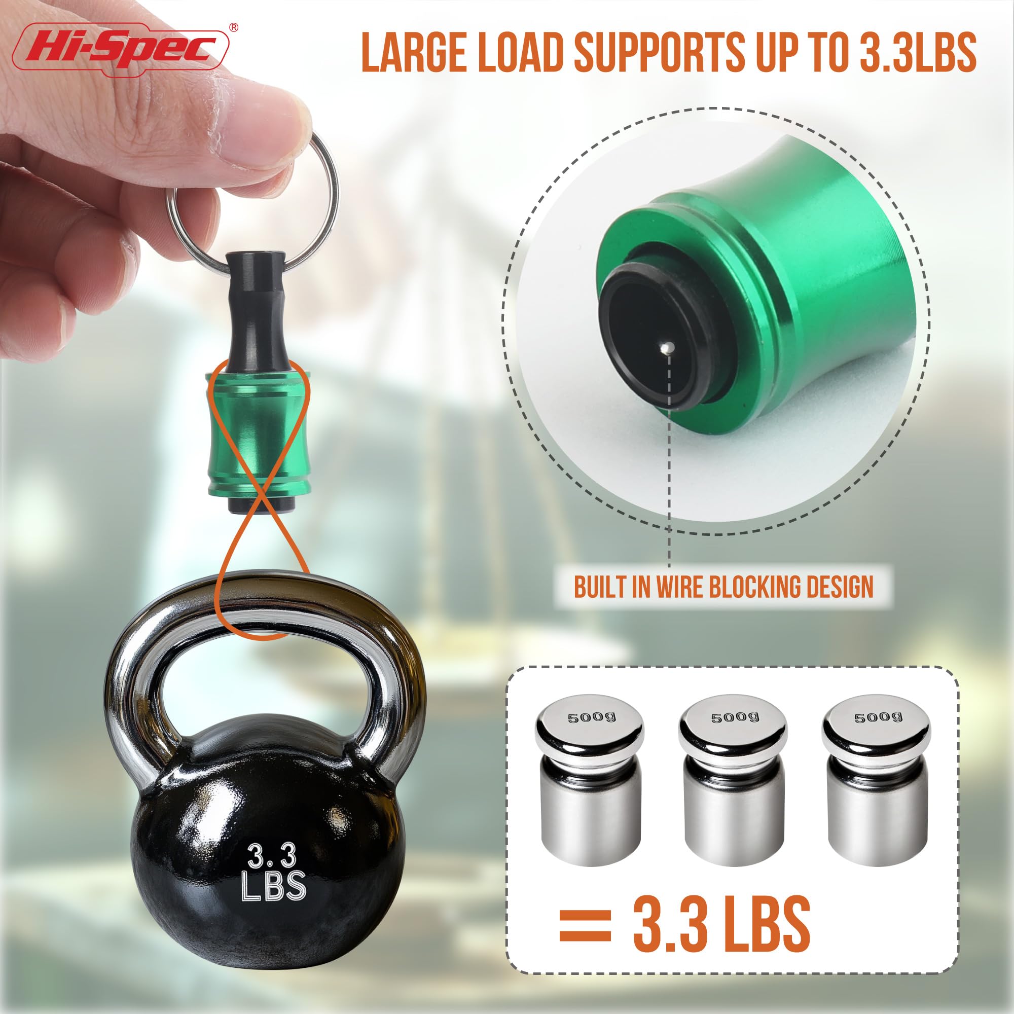 40pc Multi Screw Driver Bit Set including Quick Release Key Chain Ring Holders and Carabiner Clip. Torx and Tamperproof Security 1/4 inch Hex Screwdriving Drill Driver Bit Accessories in a Case - Image 4