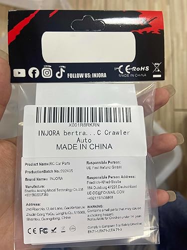 Miniatura 8 de INJORA Juego de engranajes de transmisión de bajo alcance de acero inoxidable 40.31 para TRX4M 118 RC Crawler actualización de coche