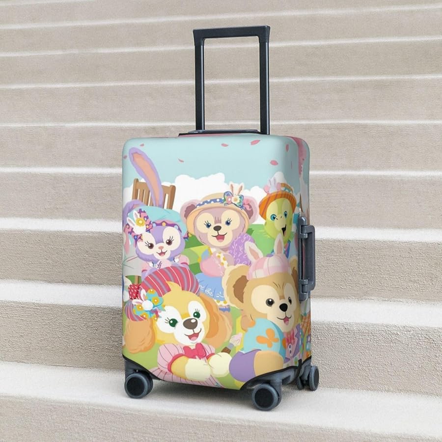 Amazon.co.jp: [Lasinoreu] ダッフィー フレンズ スーツケースカバー