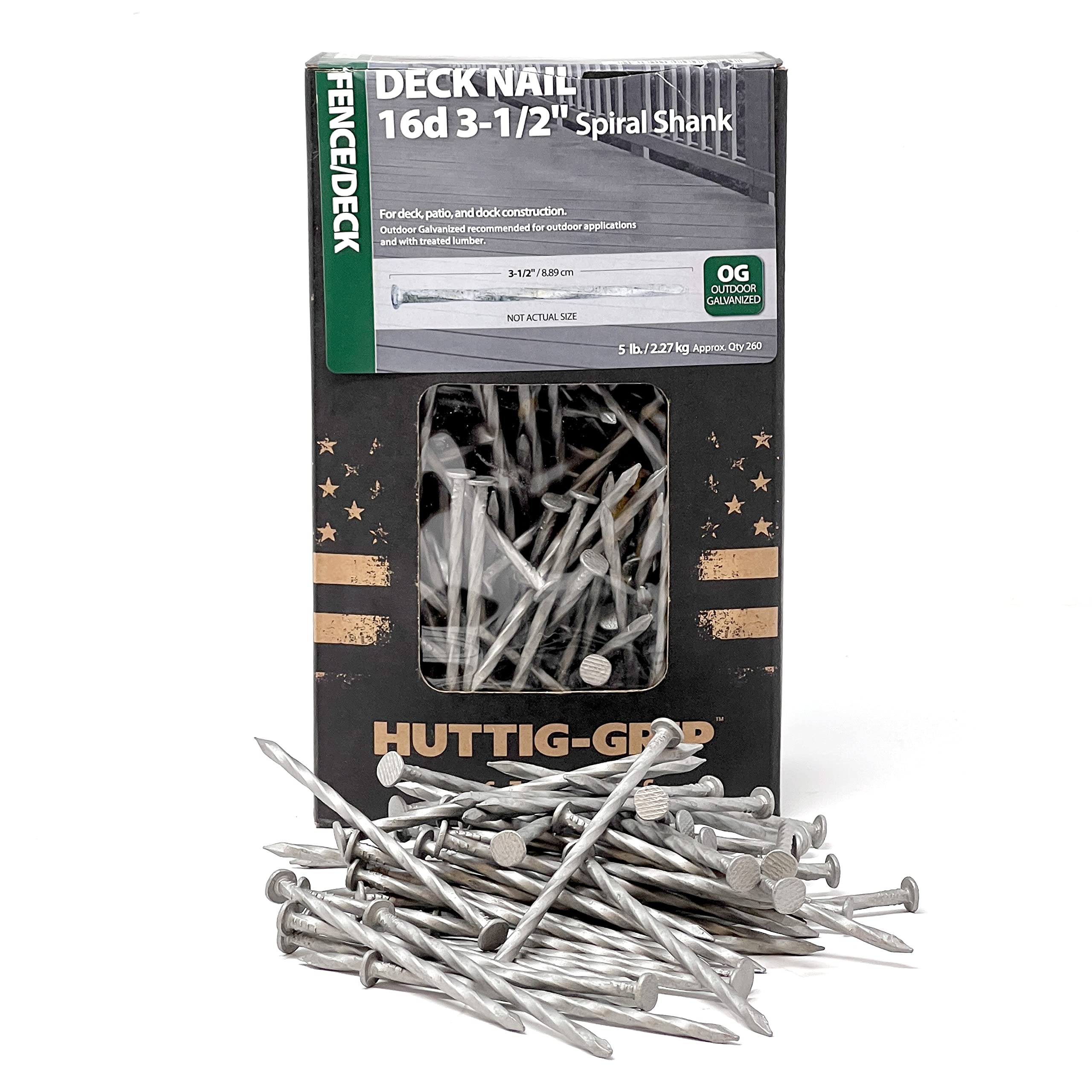 Huttig-Grip Fence Deck Nails