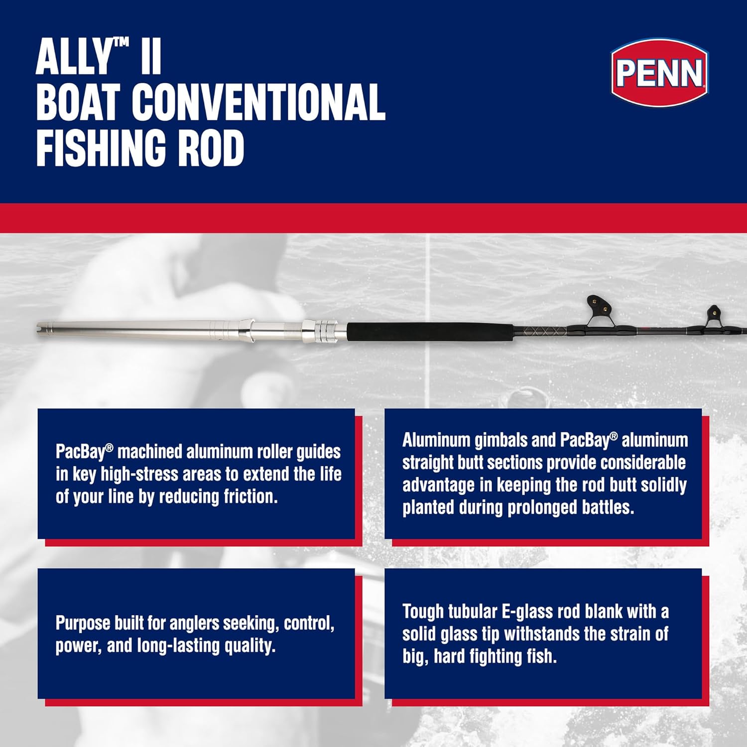 PENN Ally II Boat Conventional - 80-130 6 AR