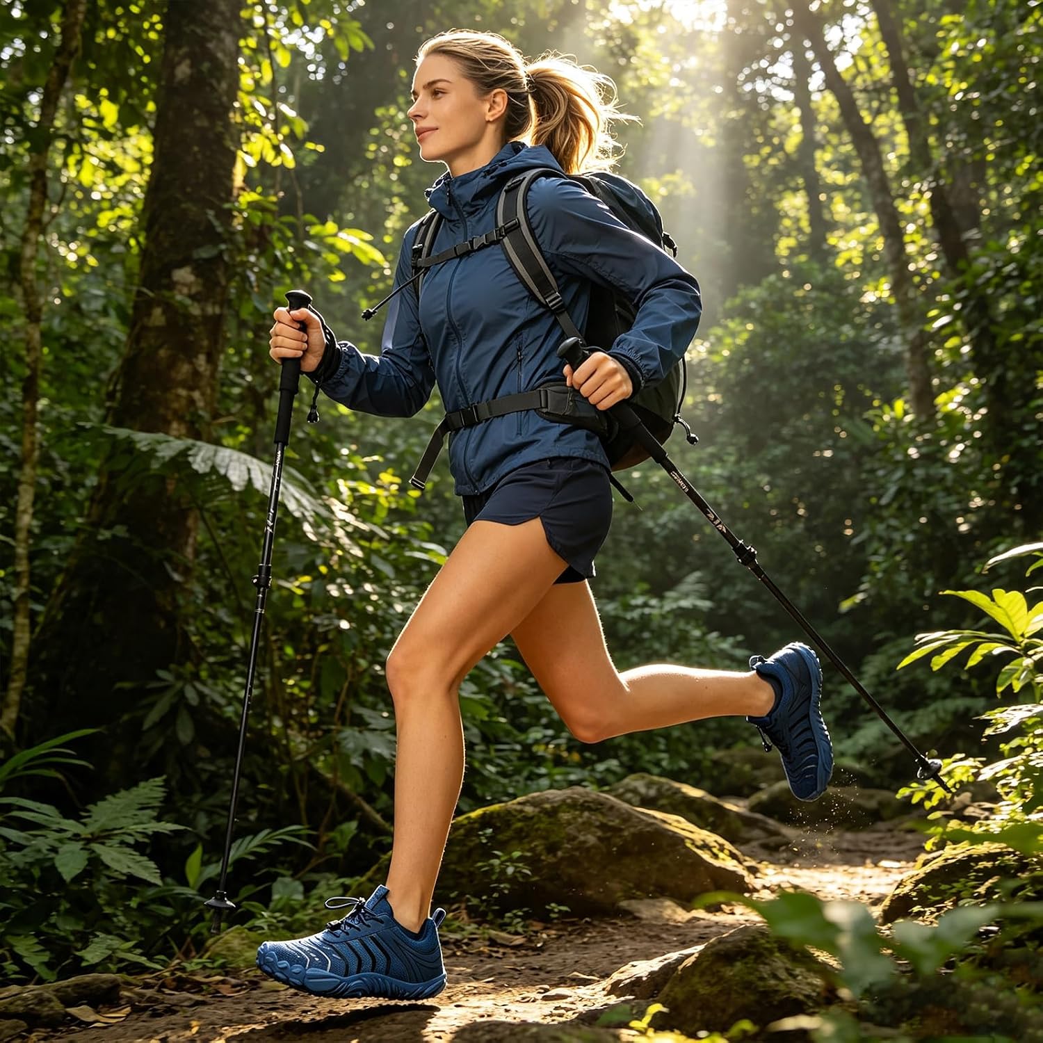 Hike Barefoot Shoes for Women Men Breathable & Non-Slip Athletic Footwear Wide Toe Water Shoes,Designed for Walking,Running&Swimming thumbnail