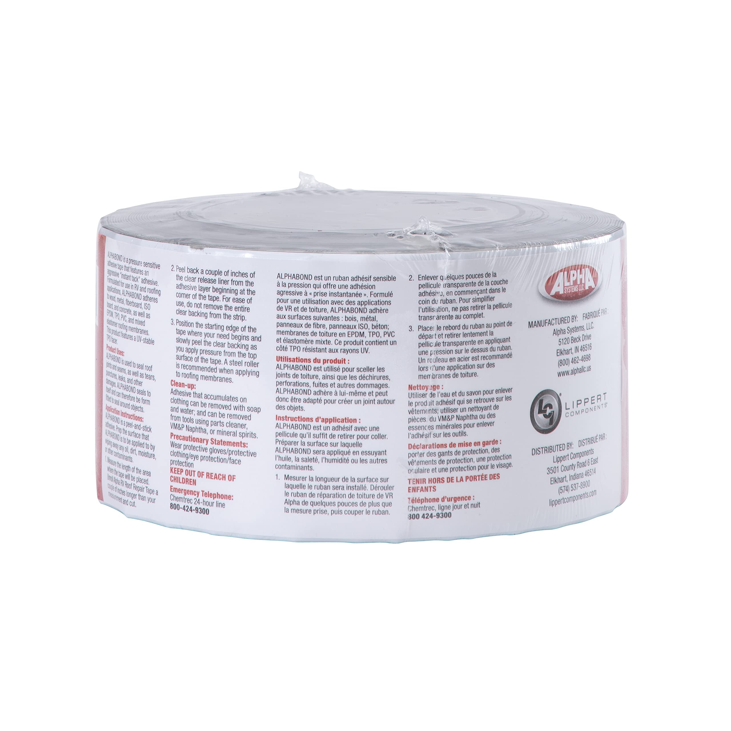 Alpha Systems Lippert Alphabond - Cinta TPO para techos de caravanas