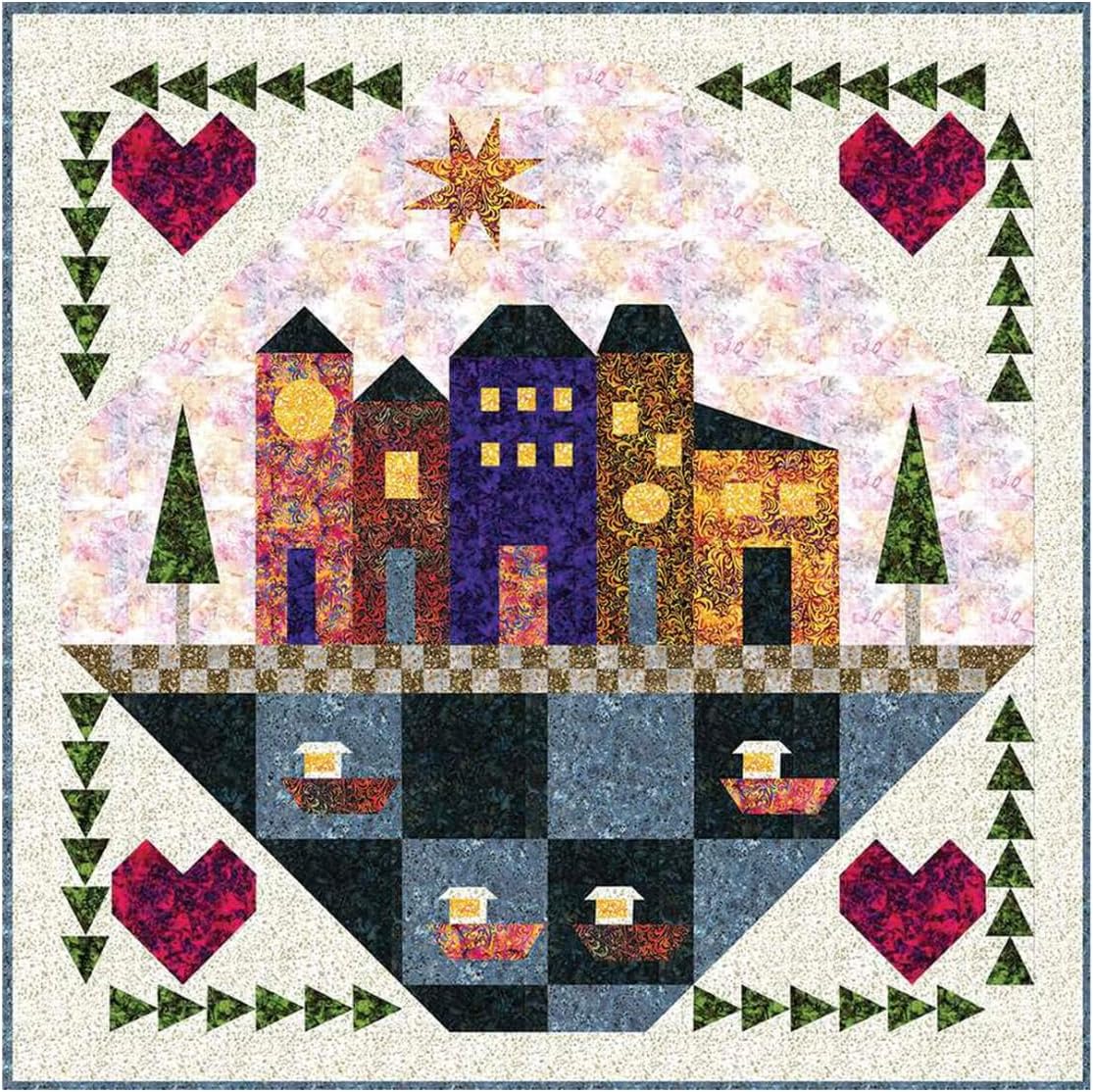 Riley Blake Expressions Batiks Walking with My Daughter Quilt Kit – Includes Pattern, Signed Book & Fabric in Keepsake Box