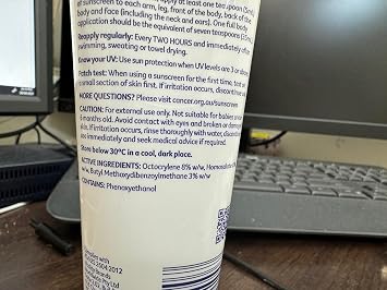 Cancer Council Everyday sunscreen SPF 30+ Everyday 110ml Tube imported from Australia