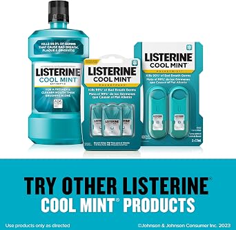 Listerine Pocketmist Soğuk Nane Ağız Bakım Sisi Kötü Nefesten Kurtar, 2'li Paket