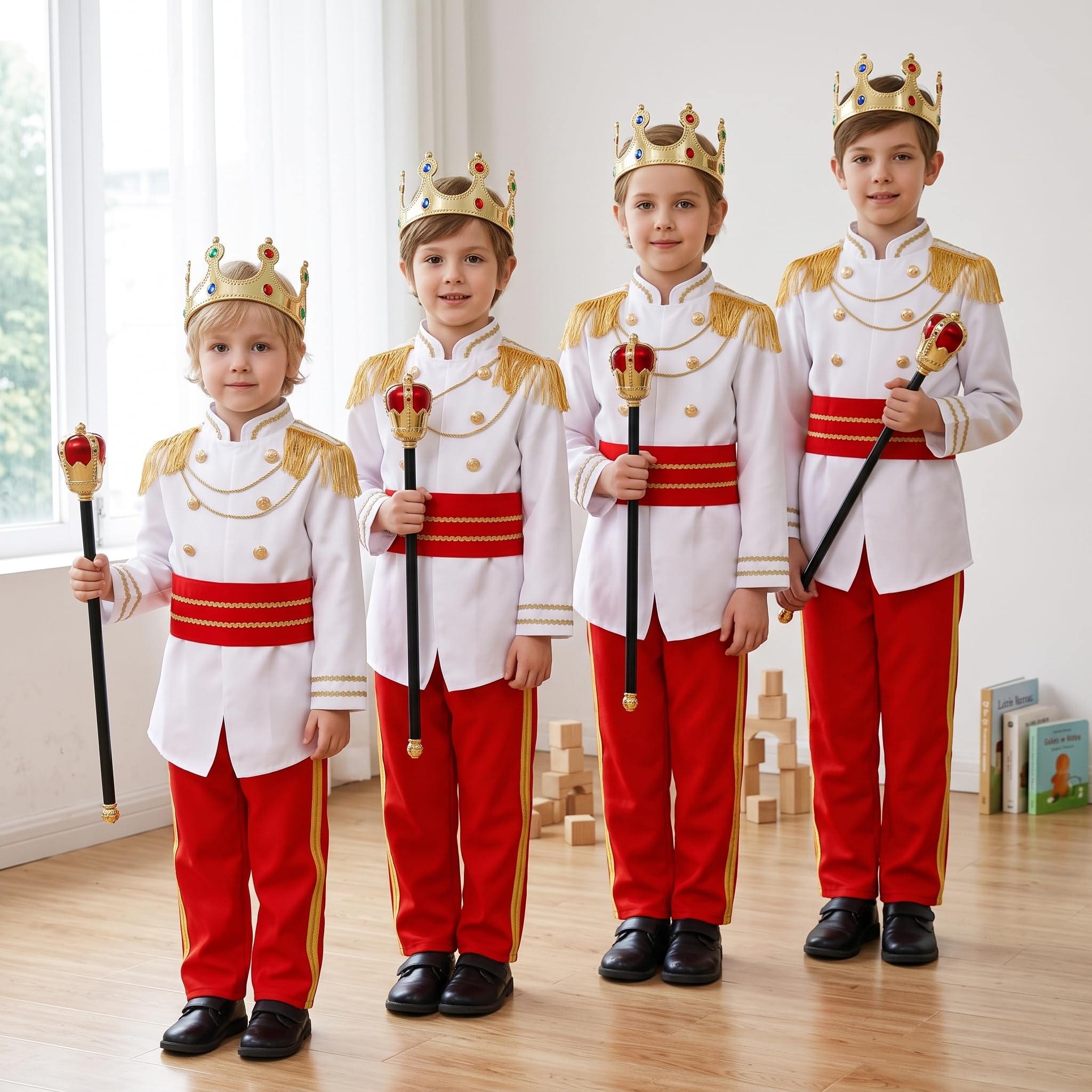König Kostüm Komplettset für n – Verkleidung mit und für Halloween & Fasching