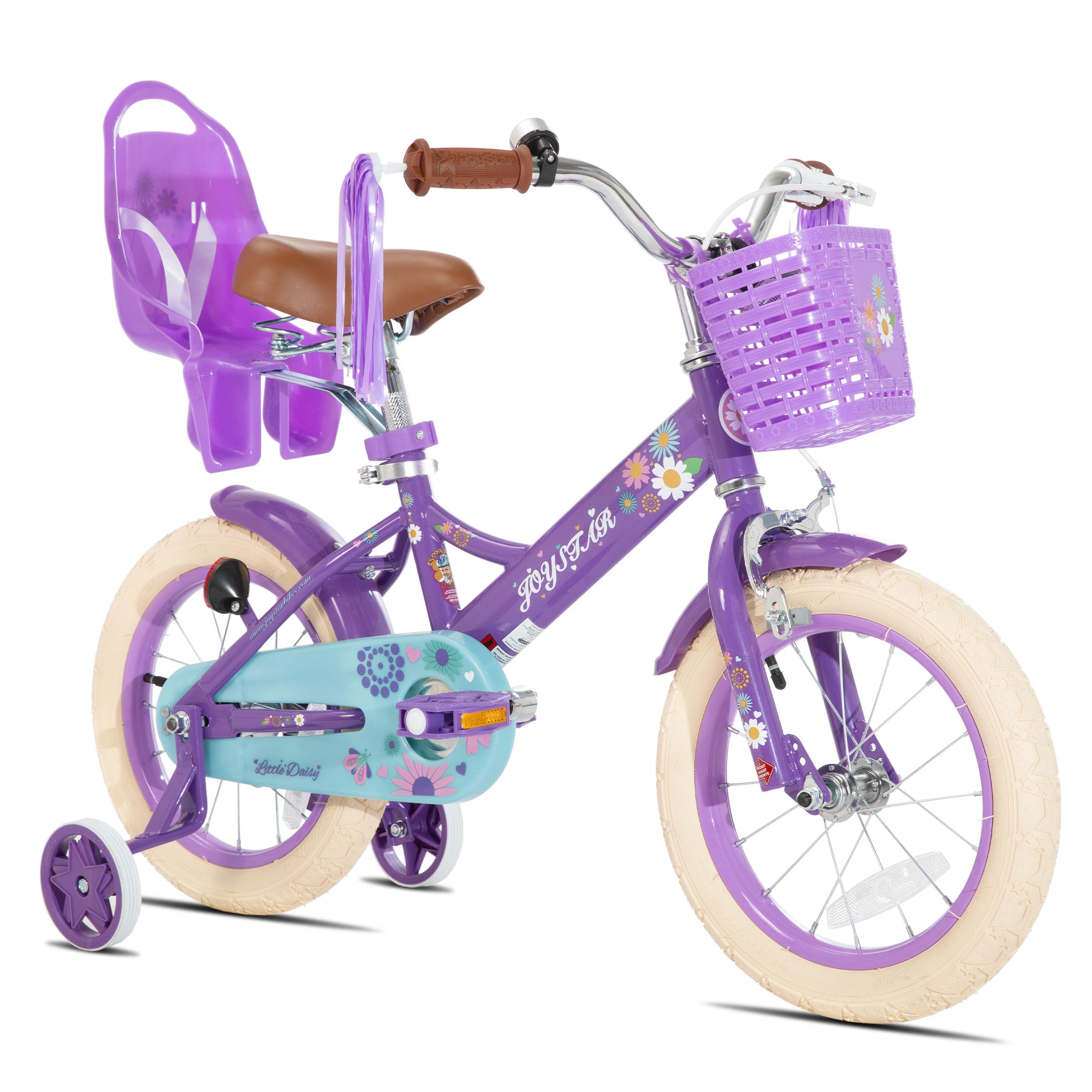 JOYSTAR Little Daisy Princess Kids Bike for Girls Boys Ages 2-12