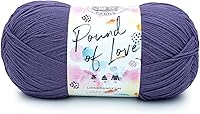 Vista 53 de Lion Brand Yarn 550-150 Hilo Pound of Love, Gris Oxford