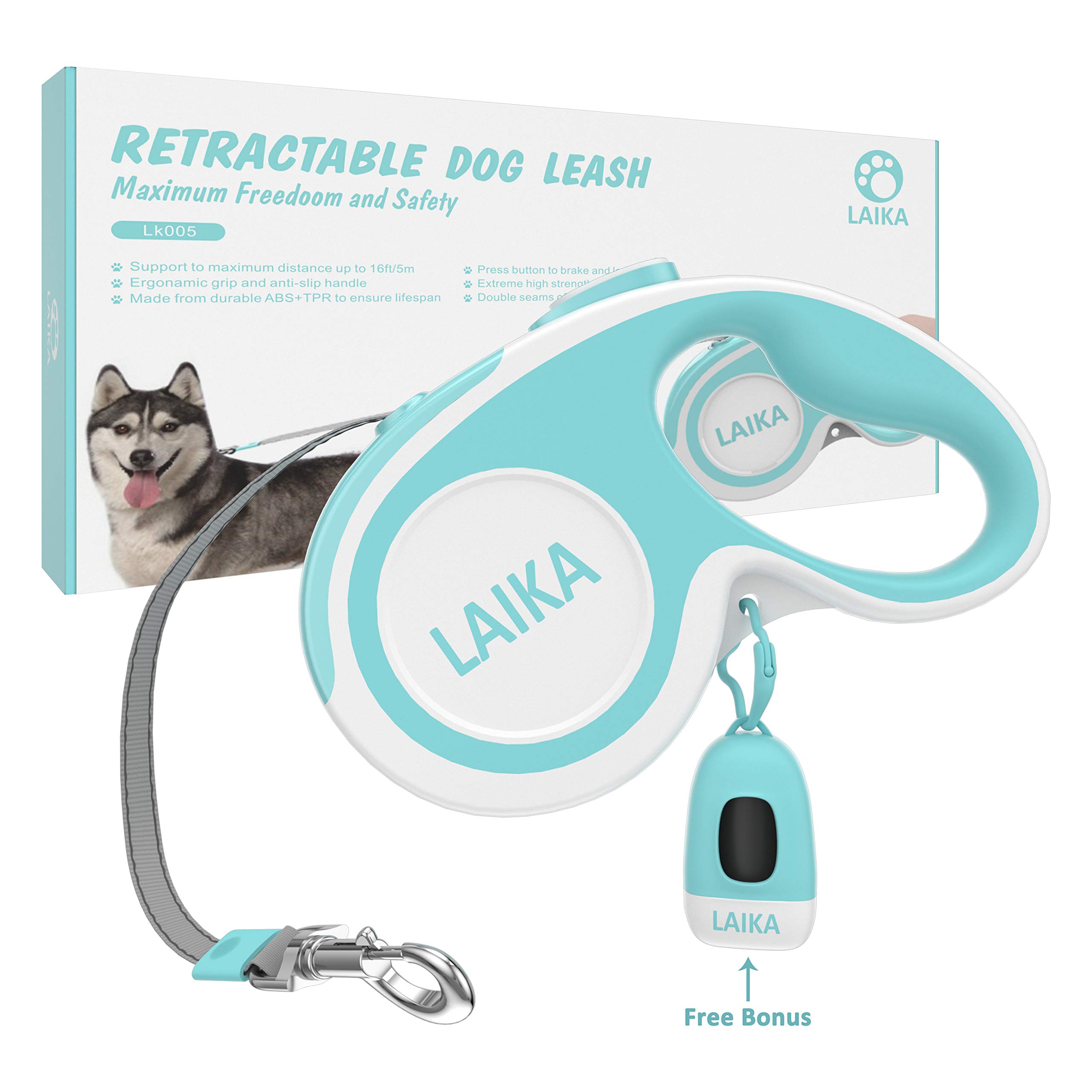 laika retractable dog lead