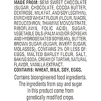 Vista 3 de Pepperidge Farm Galletas Nantucket crujientes de doble trozo de chocolate oscuro, bolsa de 7.75 onzas (8 galletas)