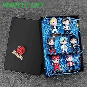 Amazon.com: 7pcs BTS Cake Toppers Character Set of Action Figures