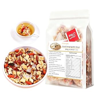 Pear Soup Tea Bag8.81oz/250g,Snow Pear,Longan,Wolfberry,Combination tea bag | Combination tea bag,Independent Pouch Packaging