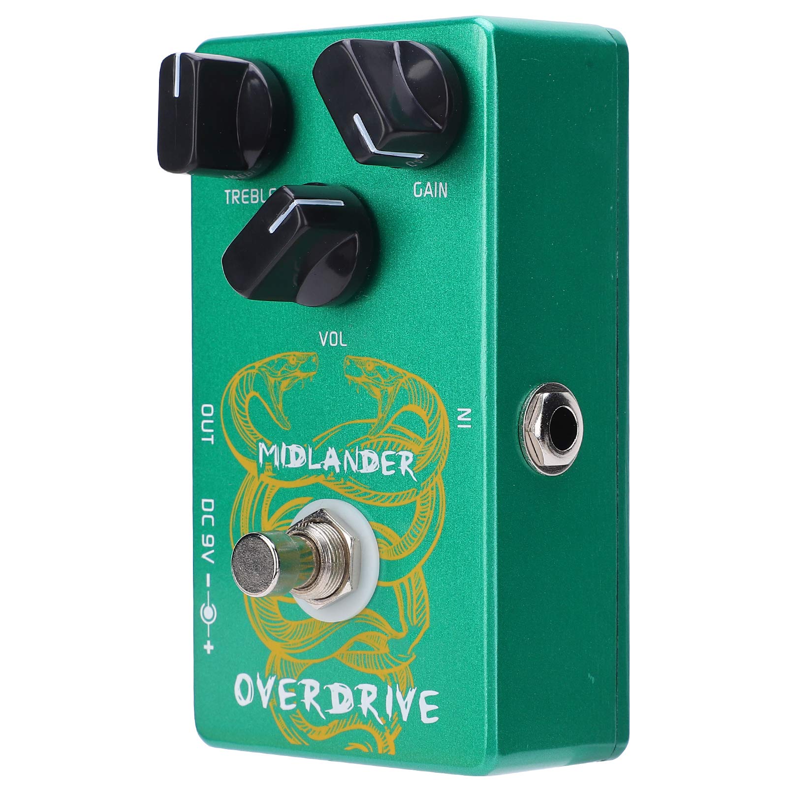 Pedał True Bypass Overdrive z Miękkim i Delikatnym Efektem Przeciążenia dla Gitar Elektrycznych, Idealny dla Muzyków