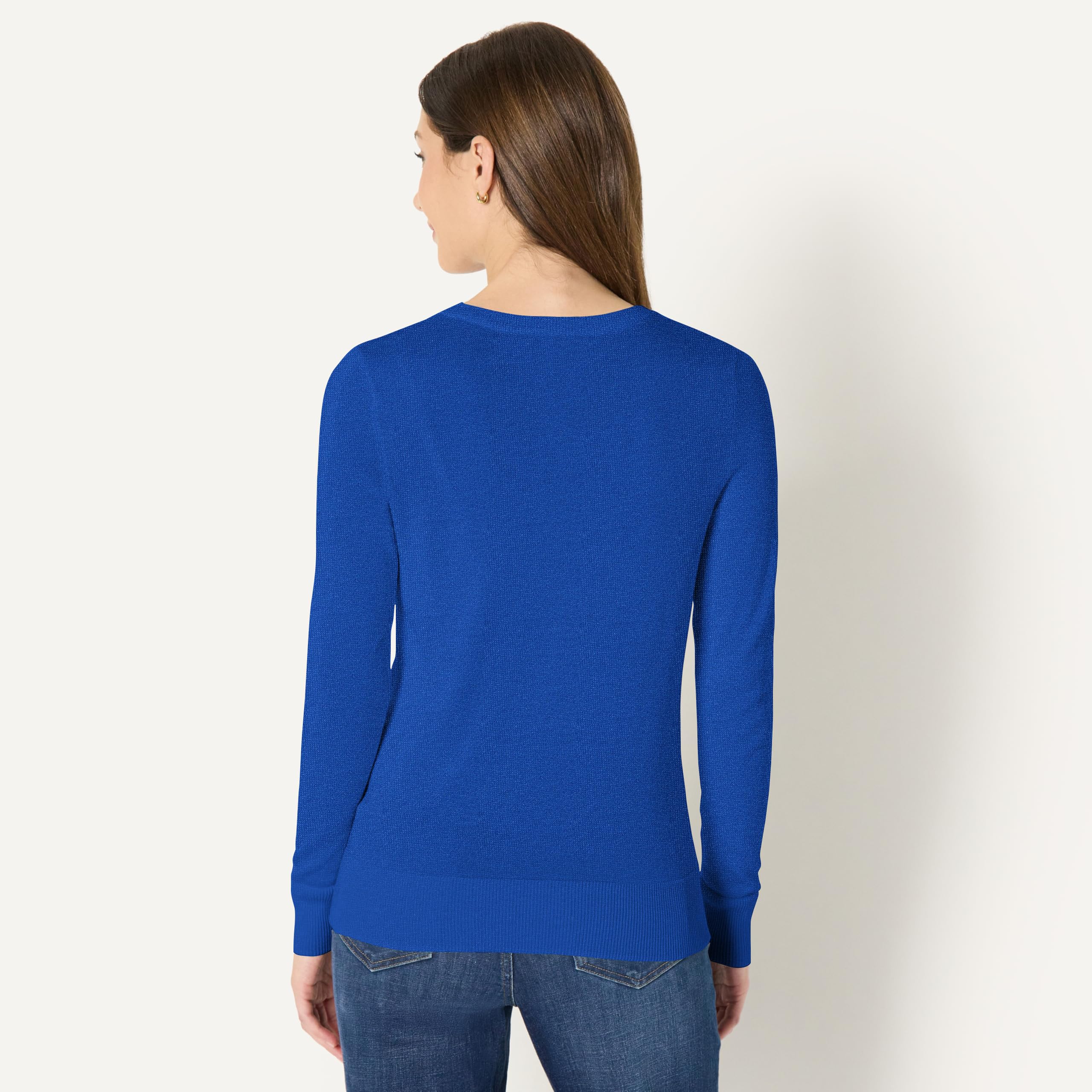 Amazon Essentials Mujer Jersey Cárdigan de Cuello a La Caja Ligero (Disponible en Tallas Grandes)