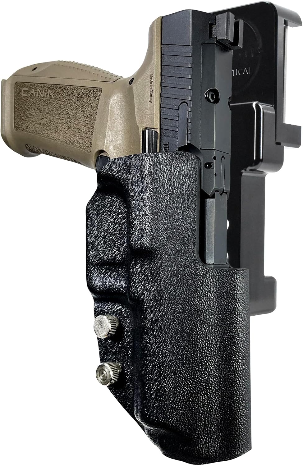 Alloy Competition Holster OWB Fits Canik Mete SFX Outside The Waistband Carry Gun Holster Kydex American Made OWB Aluminum Belt Attachment